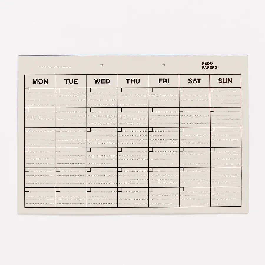 Redo Maandplanner (per 6 ex.)