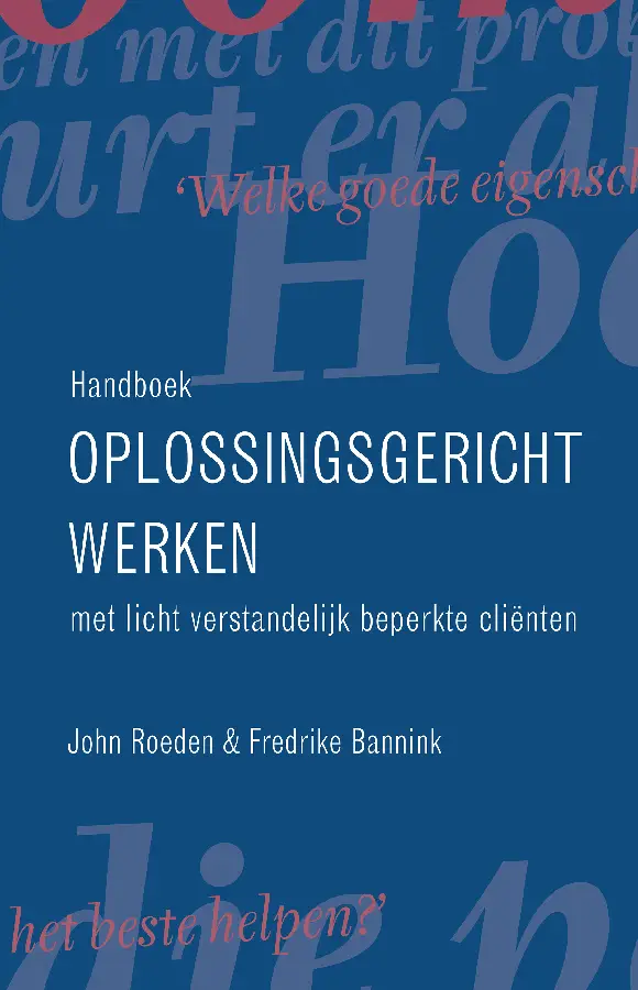 Handboek oplossingsgerich