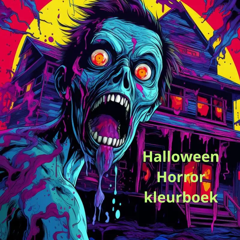 Halloween horror kleurboek