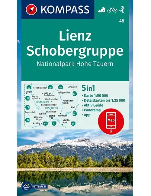 Kompass WK48 Lienz, Schobergruppe, NP Hohe Tauern