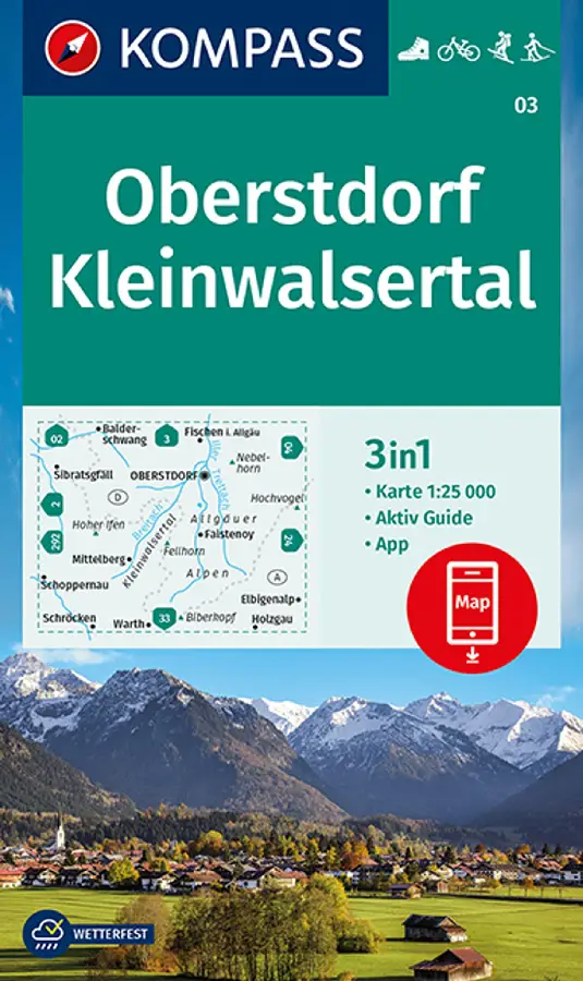Kompass WK03 Oberstdorf, Kleinwalsertal