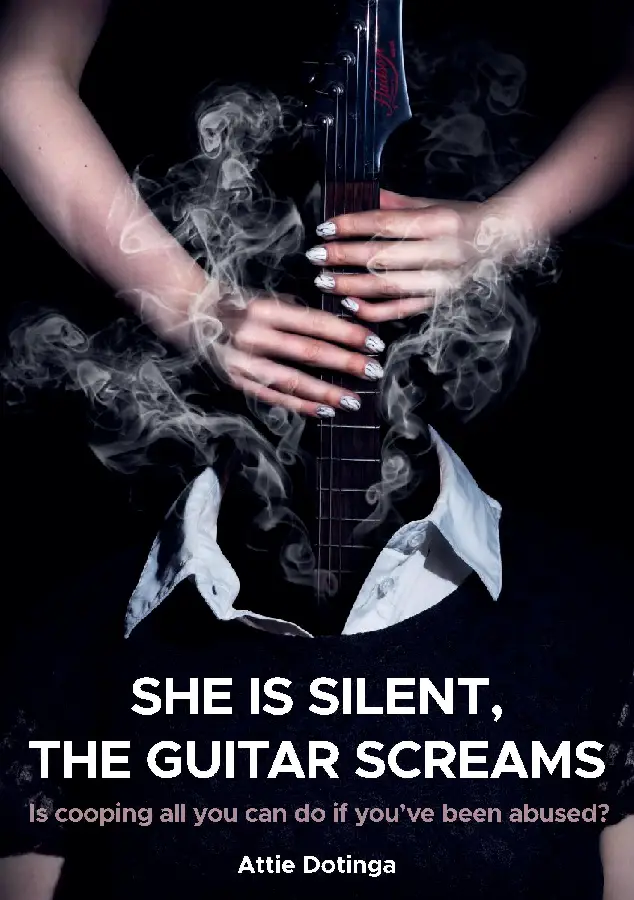 She is silent, the guitar screams