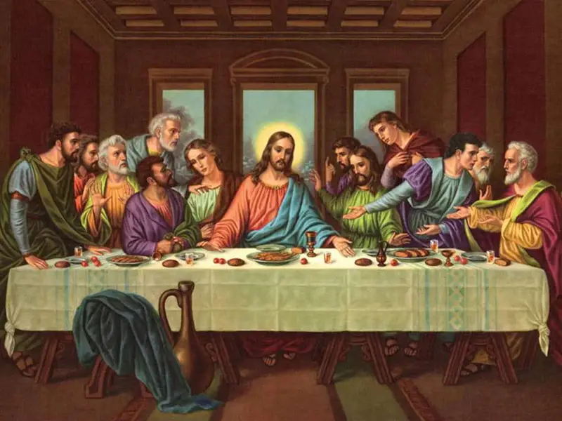 Diamond painting Last Supper 30x60cm squ