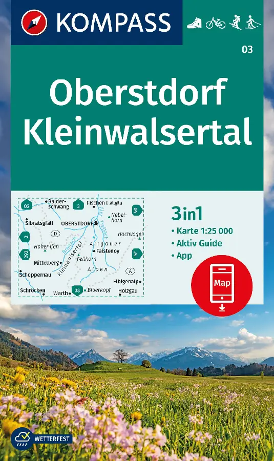 Kompass WK03 Oberstdorf, Kleinwalsertal