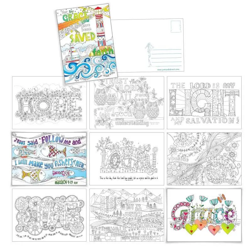 Kleurkaarten  Grace 10x