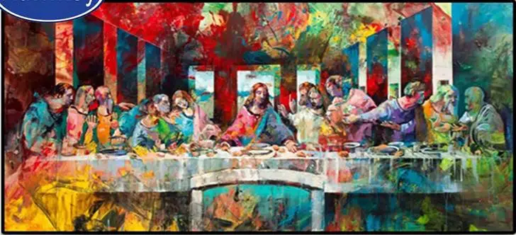 Diamond Painting Last supper abstract 60