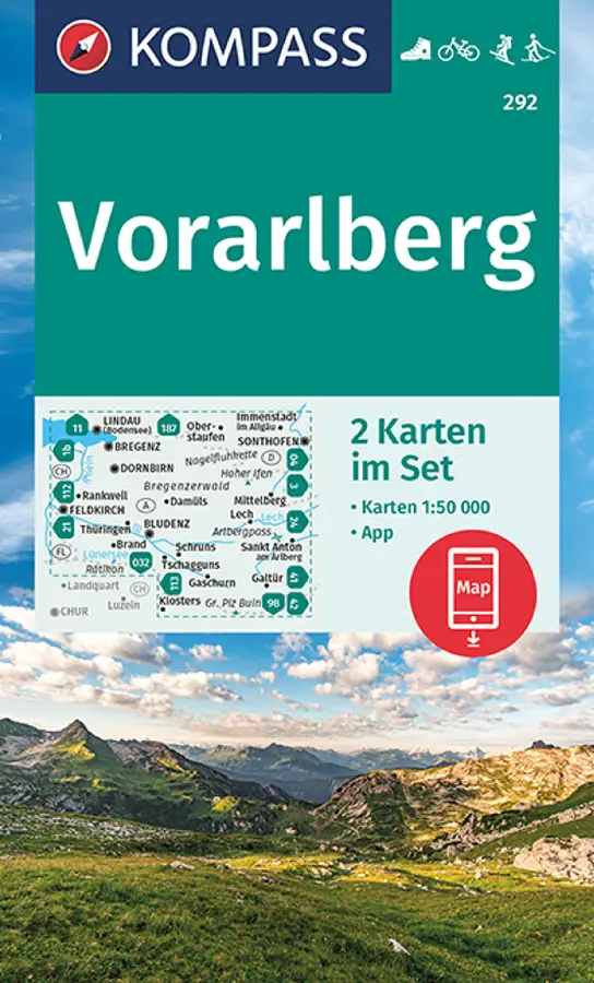 Kompass WK292 Vorarlberg