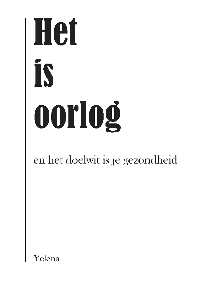 Het is oorlog