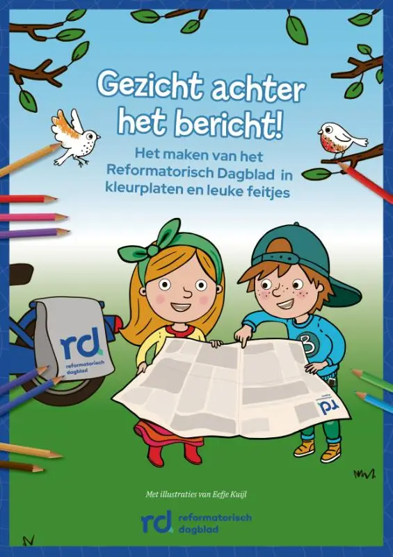 Kleurboek Gezicht achter het bericht