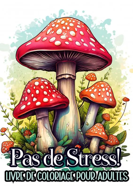 Livre de Coloriage pour Adultes - Pas de Stress!