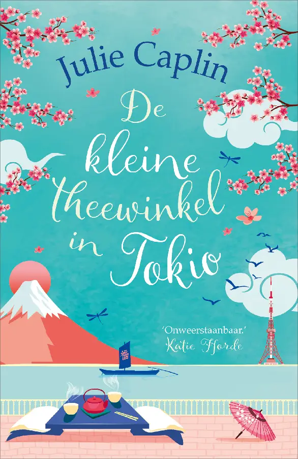 De kleine theewinkel in Tokio
