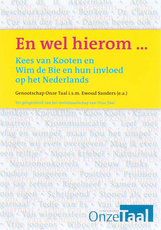 En wel hierom / druk 1