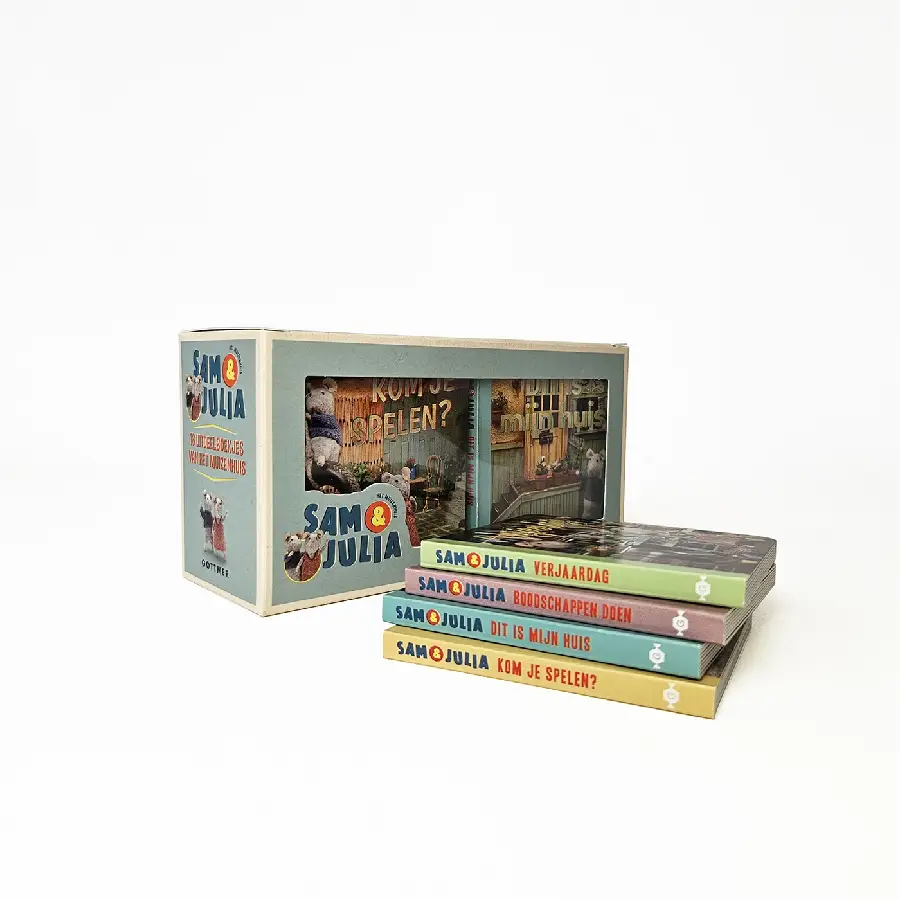 Uitdeelboekjes van Sam en Julia