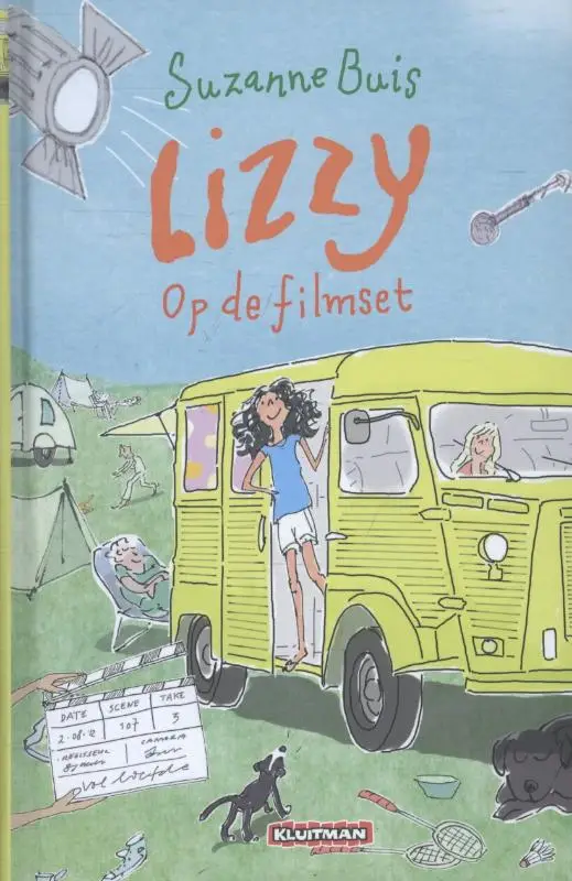 Lizzy op de filmset