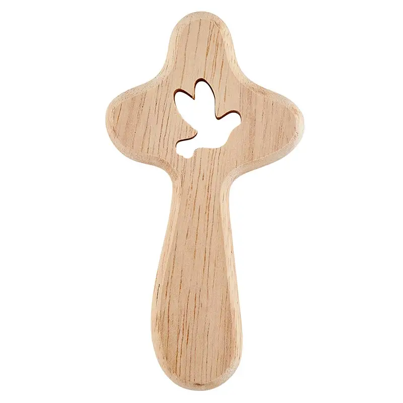 Handheld cross Cutout Dove