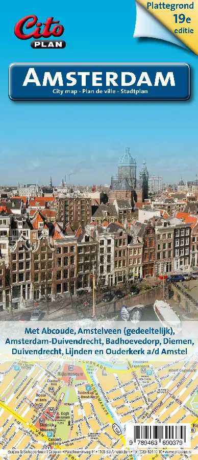 Citoplan stadplattegrond Amsterdam