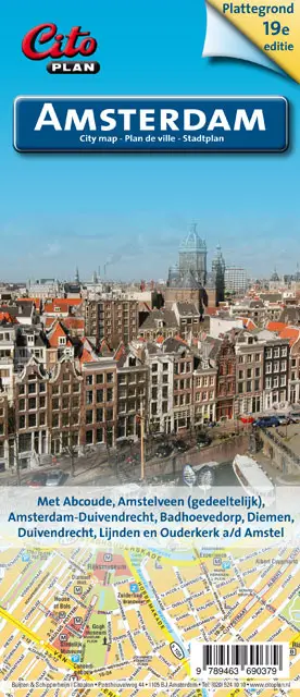 Citoplan stadsplattegrond Amsterdam