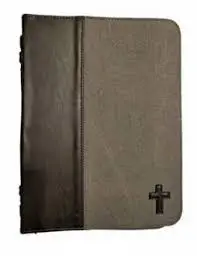 Biblecover Brown Large Faux leather wash
