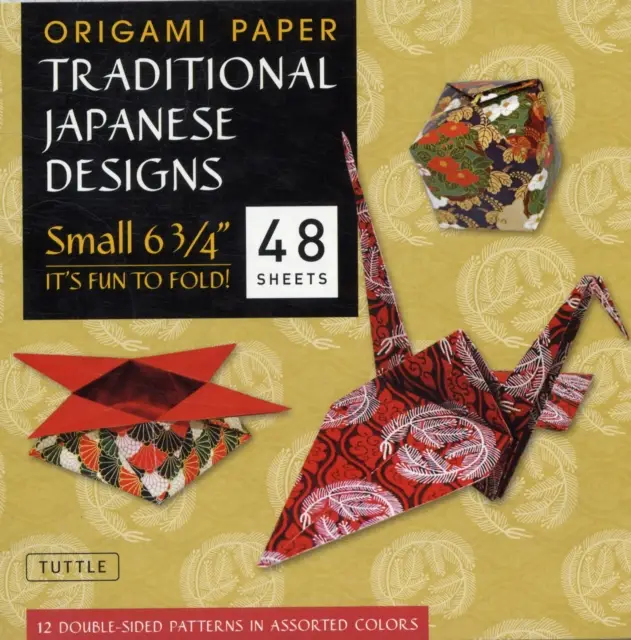 Origami Paper - Traditional Japanese Designs - Small 6 3/4'