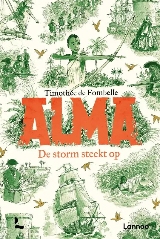 De storm steekt op