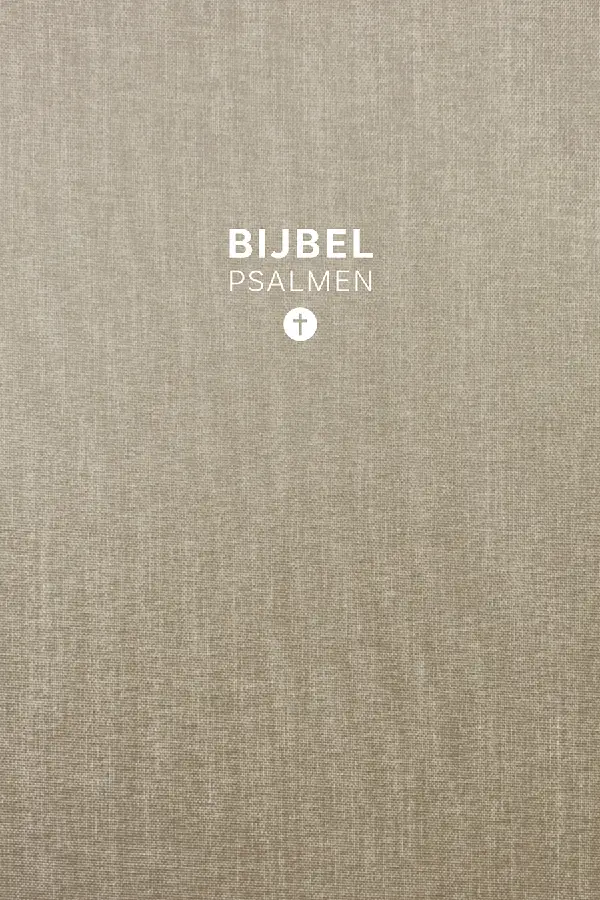HSV Bijbel met Psalmen 10x15 linnen taup