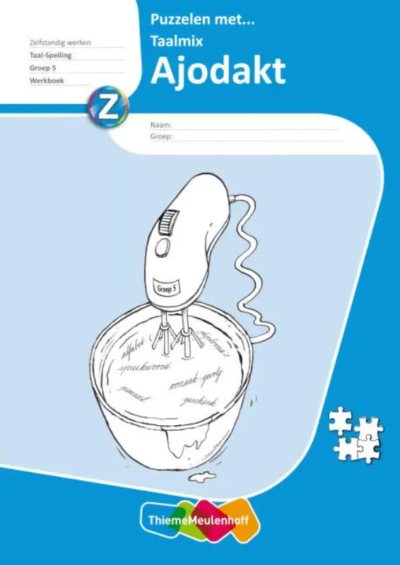 Groep 5 / Ajodakt taal Puzzelen met Taalmix (5ex) / Werkboek