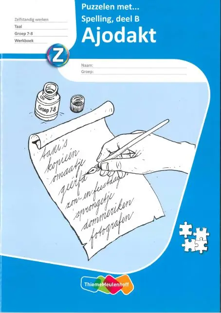 Ajodakt, puzzelen met spe