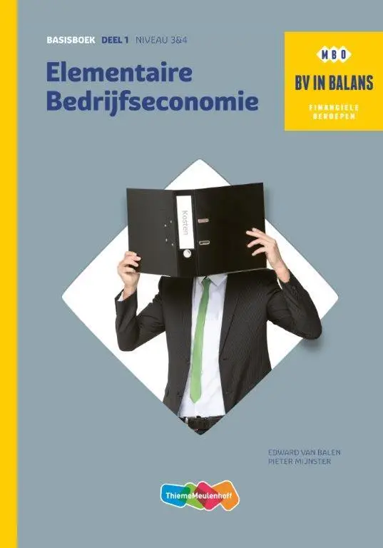 Elementaire bedrijfseconomie 1 theorie