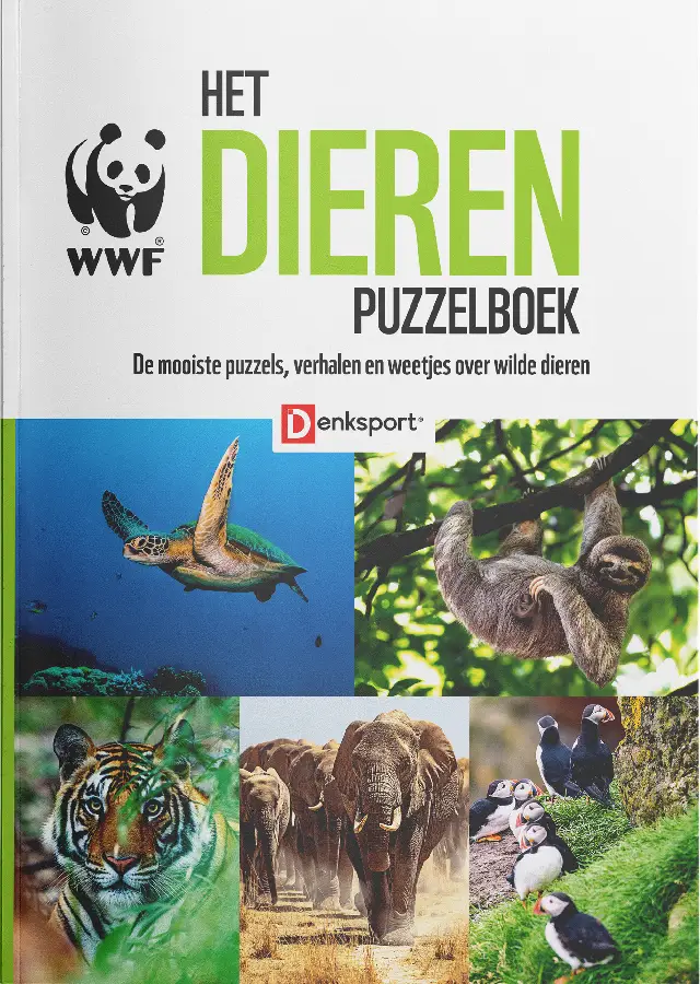 Het WWF dieren puzzelboek