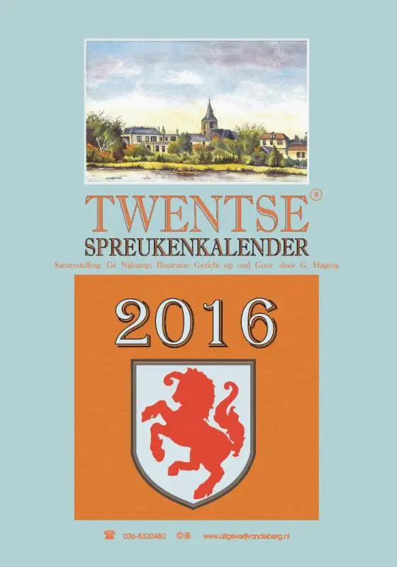 Twentse spreukenkalender / 2016