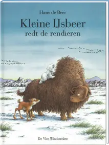 Kleine ijsbeer redt de rendieren