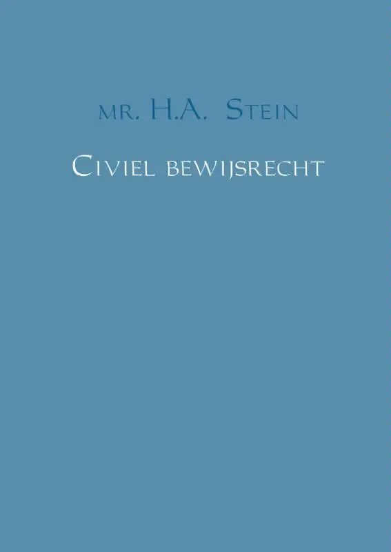 Civiel bewijsrecht