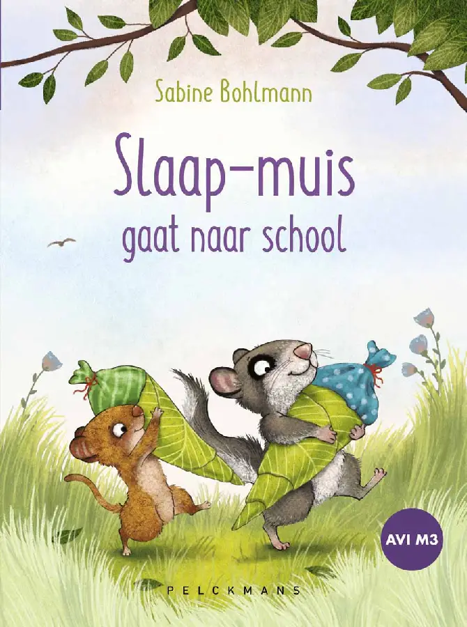 Slaap-muis gaat naar school