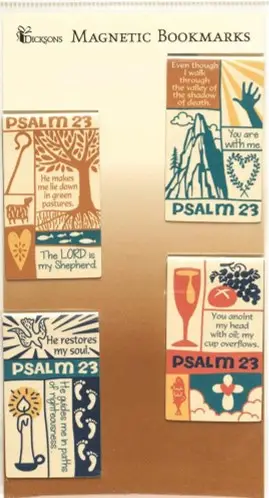 Magnetic Bookmarks Psalm 23