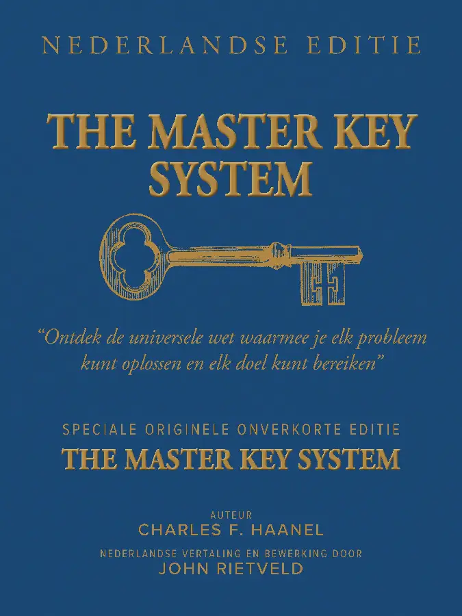 THE MASTER KEY SYSTEM NEDERLANDSE EDITIE