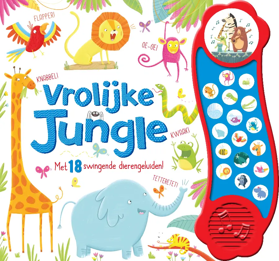 Vrolijke Jungle - geluidboek